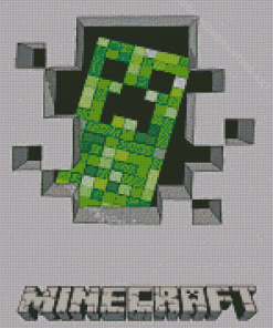 Creeper Minecraft Poster Diamond Painting