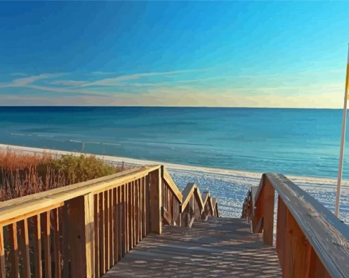 Destin Florida Seascape Diamond Painting