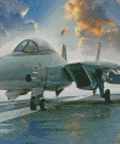 F14 Jet Diamond Painting