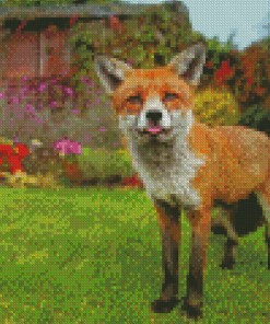 Fox Cub Diamond Painting