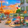 France Paris Cafe Diamond Painting
