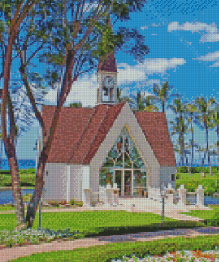 Hawaii Wailea Church Diamond Painting