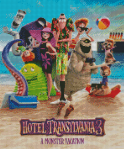 Hotel Transylvania Movie Poster Diamond Painting