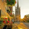 Louth Church View At Sunset Diamond Painting