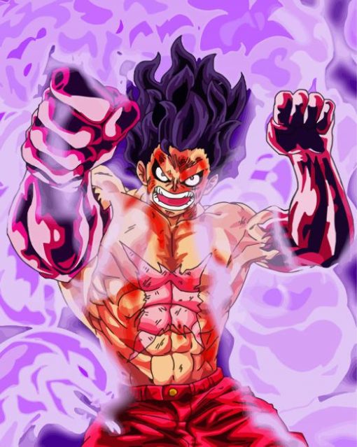 Luffy Gear 4 One Piece Diamond Painting