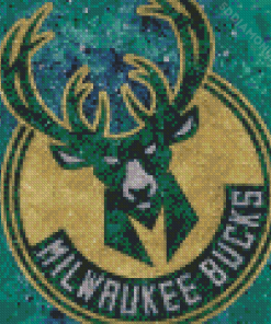 Milwaukee Bucks Logo Art Diamond Painting
