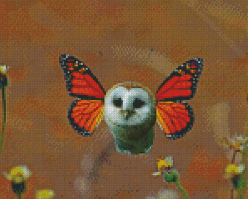 Mixed Animal Owl Diamond Painting