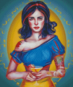 Modern Snow White Diamond Painting