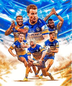 Parramatta Eels Team Art Diamond Painting