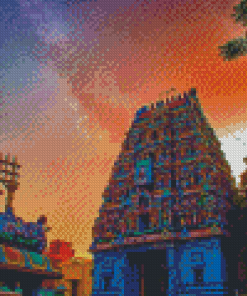 Perumal Temple Chennai Temple Diamond Painting