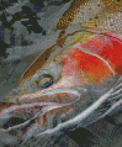 Steelhead Fish In Water Diamond Painting