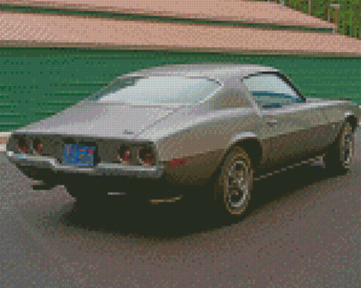 Aesthetic 1970 Camaro Diamond Painting