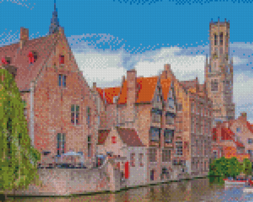 Aesthetic Bruges Europe Diamond Painting