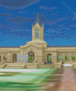 Aesthetic Fort Collins Colorado Temple Diamond Painting