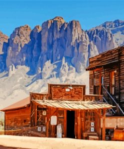 Aesthetic Goldfield Ghost Town Diamond Painting