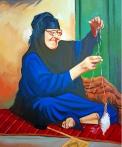 Aesthetic Arabic Grandma Diamond Painting