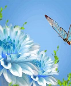 Aesthetic Flower And Butterfly Diamond Painting