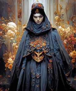 Aesthetic Gothic Lady Diamond Painting