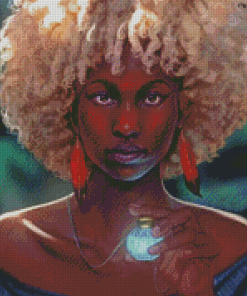 Afro Dreads Diamond Painting