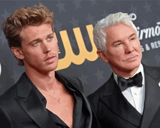 Austin Butler And Baz Luhrmann Diamond Painting