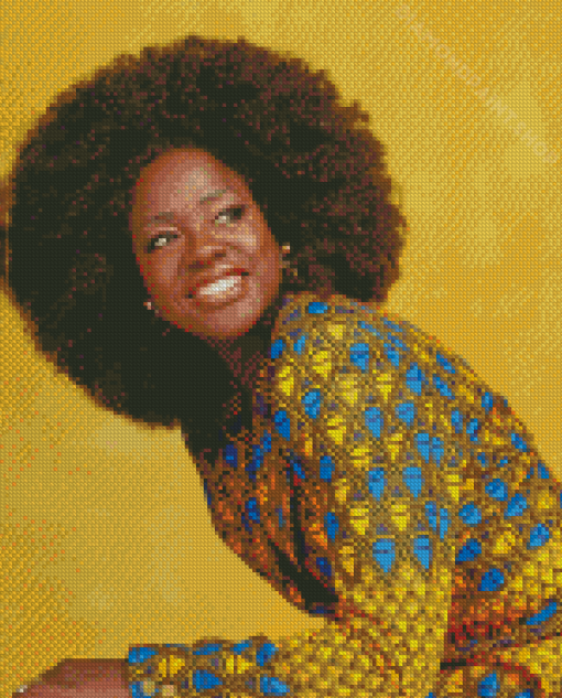 Beautiful Viola Davis Diamond Painting