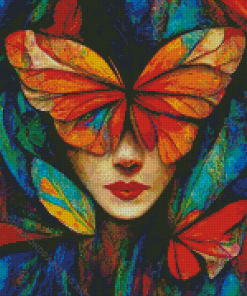 Butterfly Lady Diamond Painting