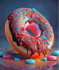 Chocolate Donut Diamond Painting