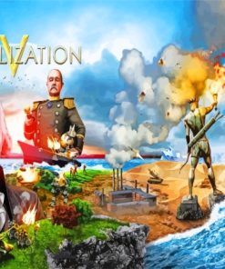 Civilization Game Poster Diamond Painting