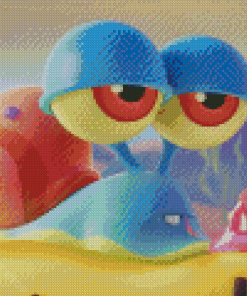 Cool Baby Gary From Spongebob Diamond Painting