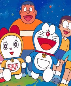 Cool Doraemon Diamond Painting