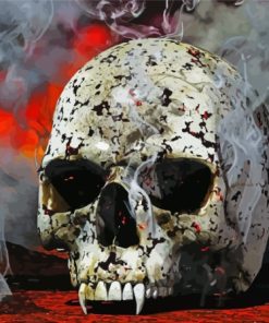 Cool Vampire Skull Diamond Painting