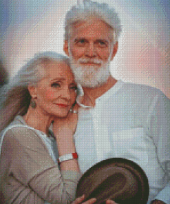 Cool Old Couple In Love Diamond Painting
