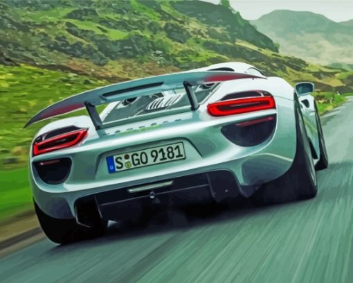 Cool Porsche 918 Diamond Painting