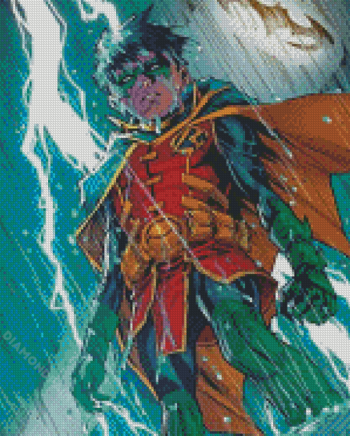 Damian Wayne Character Diamond Painting