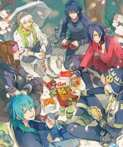 Dramatical Murder Video Game Characters Diamond Painting