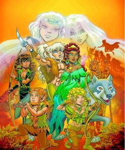 Elfquest Final Quest Characters Diamond Painting