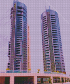 Eria Skyscrapers Diamond Painting