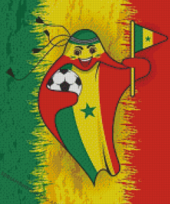 Fifa Mascot Senegal Diamond Painting