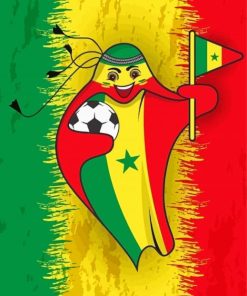 Fifa Mascot Senegal Diamond Painting