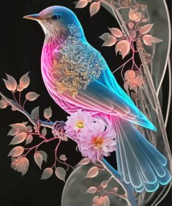 Floral Bird Diamond Painting