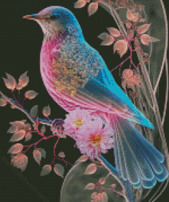 Floral Bird Diamond Painting