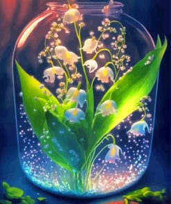 Floral Jar Diamond Painting