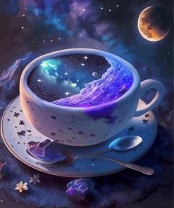 Galaxy Tea Diamond Painting