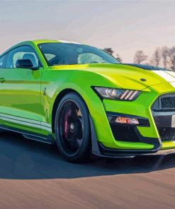 Green Ford Mustang Gt Diamond Painting