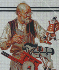 Joseph Christian Leyendecker The Toymaker Diamond Painting