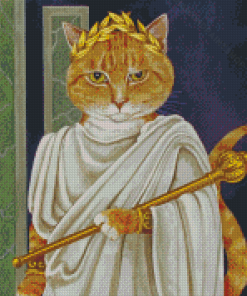 King Cat Diamond Painting