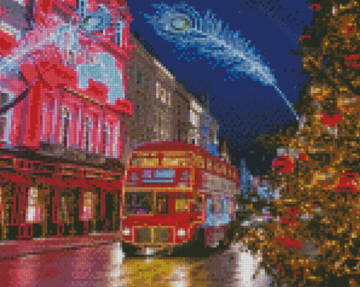 London Christmas Diamond Painting