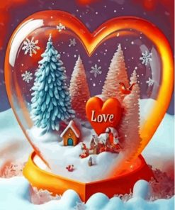 Love Heart Diamond Painting