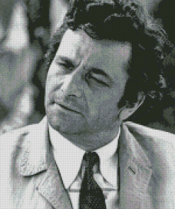 Monochrome Peter Falk Diamond Painting