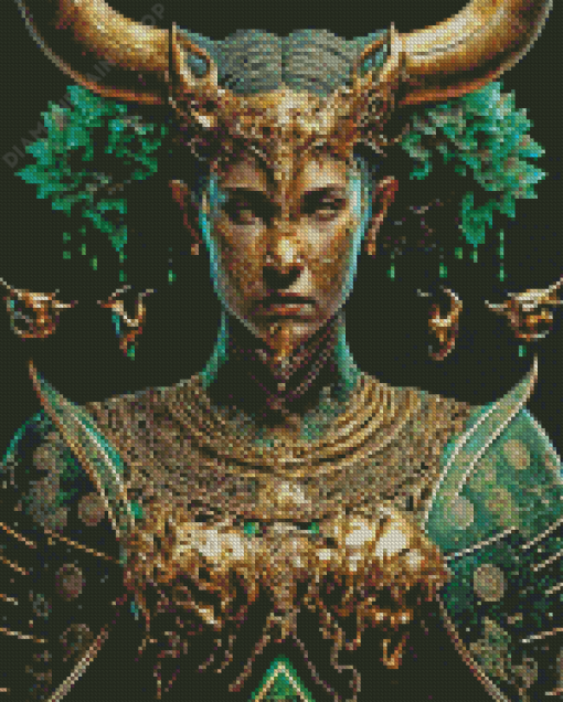 Nature Queen Warrior Diamond Painting